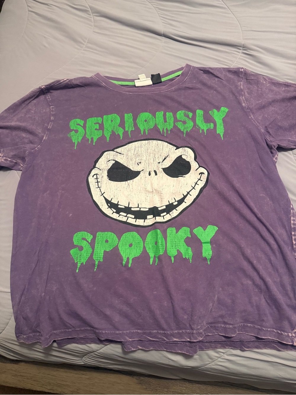 Disney Nightmare Before Christmas Jack Skellington Seriously Spooky Graphic Tee